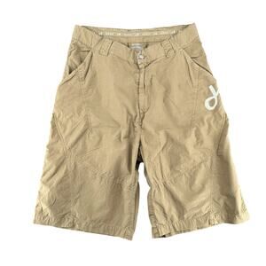 Deha Natural Cotton NWT Long Shorts Wide Leg XXL Plus Size Khaki Shorts